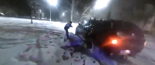 В Туве пресечена попытка ухода от полицейской погони