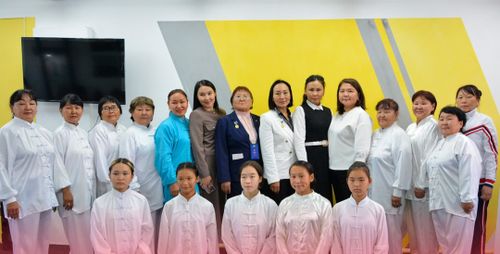 В медицинском центре Чадана открыли зал для занятий ушу