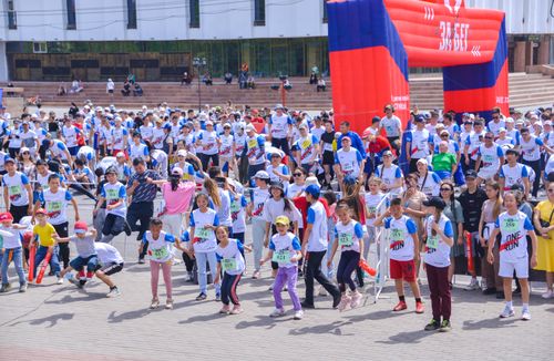 В Туве в третий раз прошел полумарафон «ЗаБег»