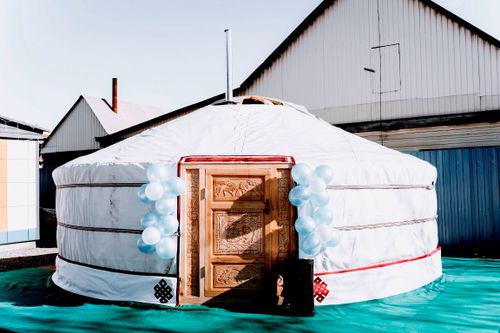 В самагалтайской школе искусств открыли тувинскую юрту