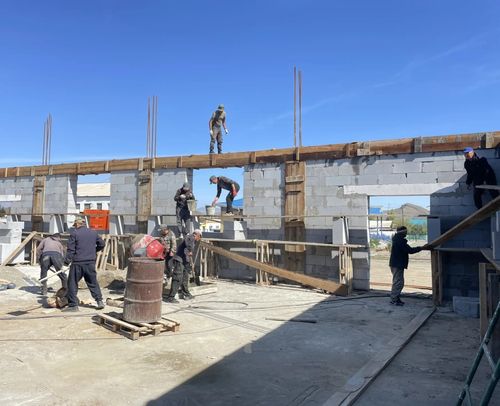 Тээлиде культура бажыңының тудуунда ажылдар шалыпкын чоруп турар