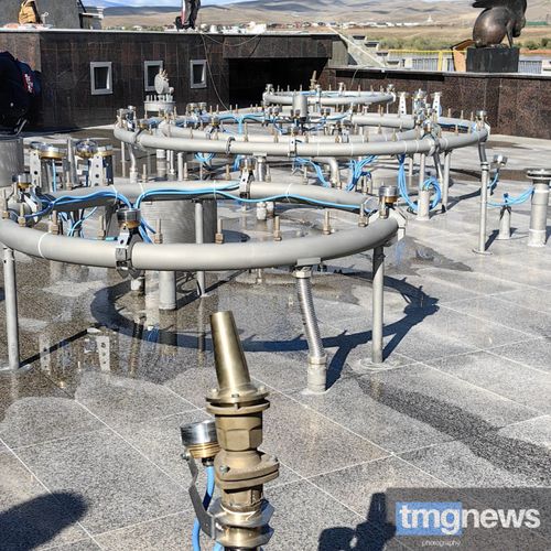 Фонтан «Центр Азии» в Кызыле готовят к скорому открытию