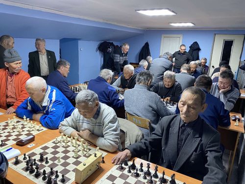 В Туве определили чемпионов по шахматам среди ветеранов