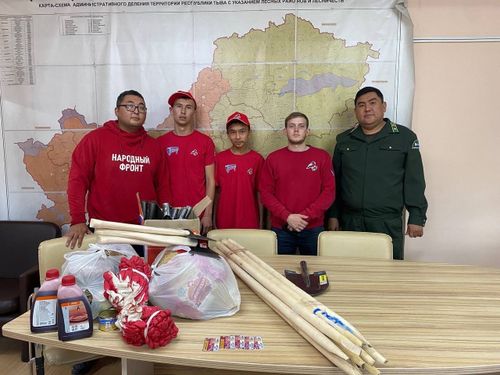 «Молодежку ОНФ» поблагодарили за помощь огнеборцам