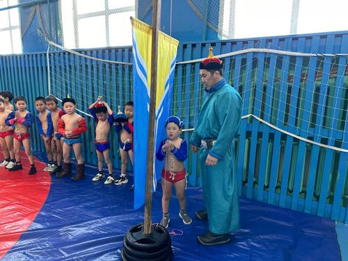 В Тере-Хольском районе прошел турнир по национальной борьбе хуреш, посвященный участнику СВО Айдысу Кыргысу