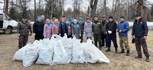 Жители Тоджи приняли участие во Всероссийской акции «Вода России»