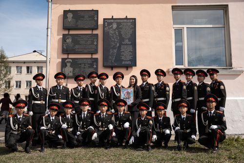 На фасаде Тувинского кадетского корпуса появилась мемориальная доска в честь Айдыса Саая