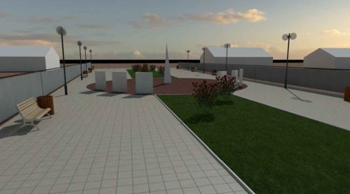 Эрзинцы выбирают Аллею боевой славы