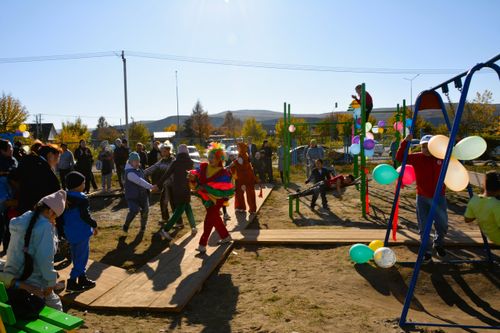 В столице Тувы открыли спортивную площадку для детей с ограниченными возможностями здоровья