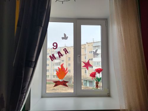 В Туве запустили акцию «Окна Победы»