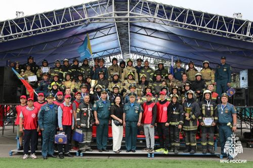 В Туве определили лучшую газодымозащитную службу Сибири