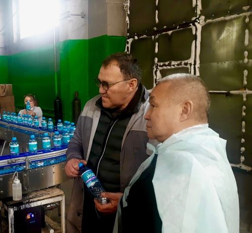 В Туве запустили производство питьевой воды с йодом в составе