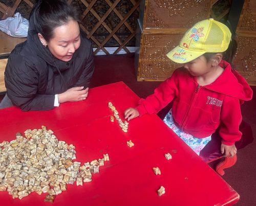 Кажык-биле аът чарыштыргаш, чигирзиг белектер-биле шаңнаткан