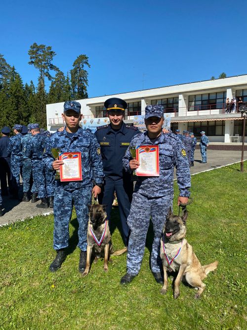 Кинологи УФСИН России по Республике Тыва выиграли серебряные медали на чемпионате ФСИН России по многоборью кинологов