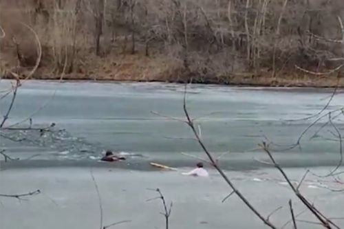 Владимир Колокольцев принял решение наградить полицейских из Хакасии, которые спасли провалившегося под лед мужчину