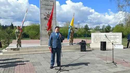Жители села Сарыг-Сеп приняли участие во всероссийской акции «Бессмертный полк»