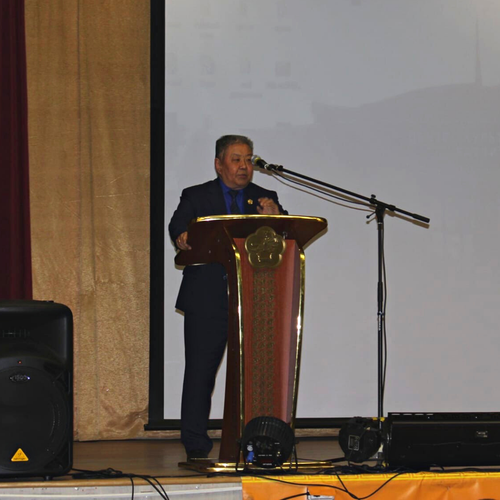 Виктор Чигжит выступил с ежегодным отчетом в Каа-Хемском районе