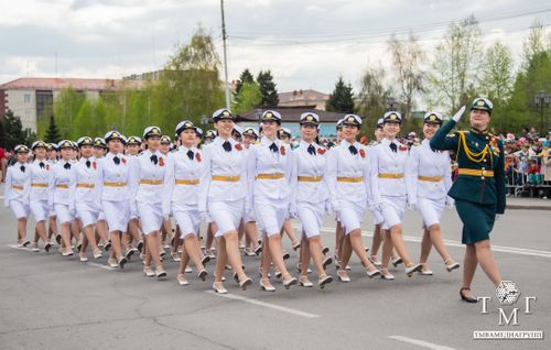 В Кызыле прошел главный парад Победы Тувы