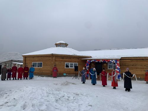 Еще в одном селе Тувы появился спортзал по проекту "Гнездо орлят"