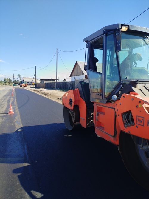 Дороги становятся безопаснее: В Кызылском районе по нацпроекту ремонтируется еще одна дорога