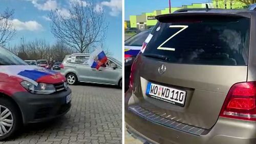 В Германии прошел автопробег в поддержку России