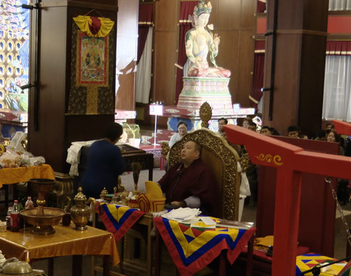 Прямая трансляция ночного молебна в монастыре «Тубтен Шедруб Линг»