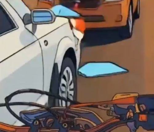 📢Видеовизуальный контент по безопасности дорожного движения в социальных сетях и интернет-изданиях "Столкновение (нейросеть)"