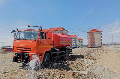 В Кызыле проводятся работы по озеленению территорий