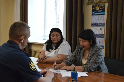 УФСИН Тувы и Уполномоченный по правам ребенка республики подписали Соглашение о сотрудничестве