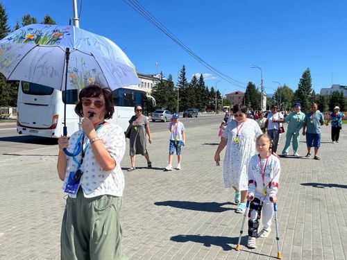 В Кызыле прошла экскурсия для детей с ограниченными возможностями здоровья