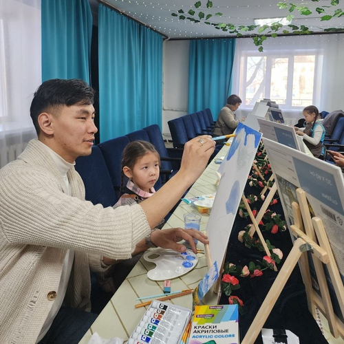 Аныяк чурулга башкызындан арт-кичээл