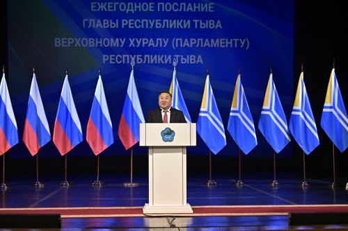 Глава Республики Тыва Владислав Ховалыг в ходе ежегодного послания привел данные о росте жилищного строительства в республике