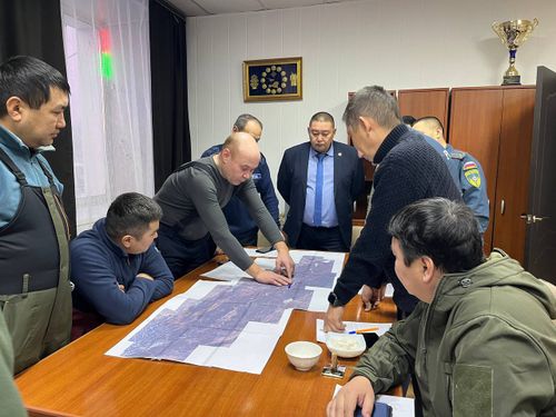 В Чадане работает оперативный штаб по ликвидации последствий выхода реки из берегов