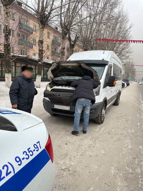 В Кызыле прошла операция ГИБДД «Автобус» для повышения безопасности дорожного движения