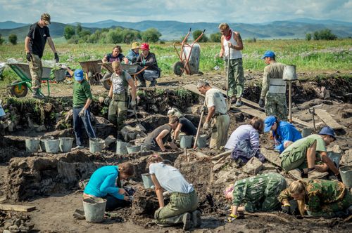 Экспедиция РГО в пятый раз отправилась на курган «Туннуг-1»