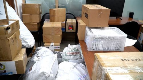 В Кызыле открыт пункт сбора помощи для переселенцев из Курской области