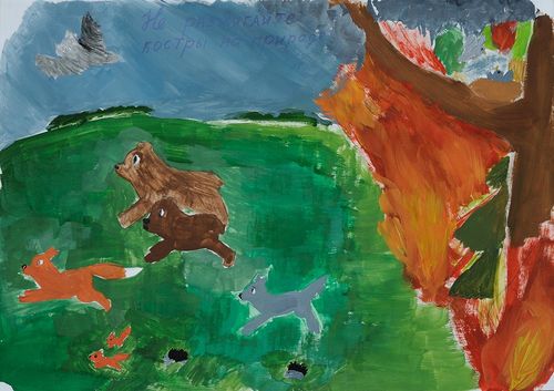 В Туве подвели итоги конкурса детских рисунков «Марш парков 2022г»