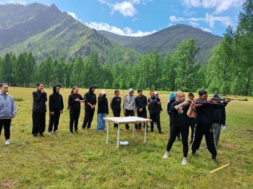 В лагере «Таежный» подошла к концу профильная смена «Тува-территория мужества»
