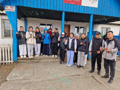 Бай-Тайгинский район присоединился к акции «Георгиевская ленточка»