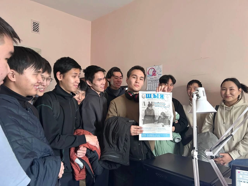 Участники проекта «МедиаПрофориентация» посетили редакции республиканских газет