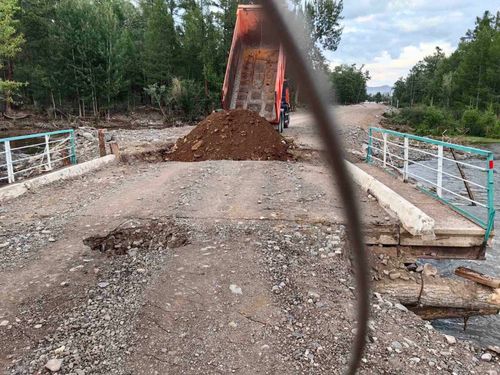 Проезд через реку Торгалыг восстановлен