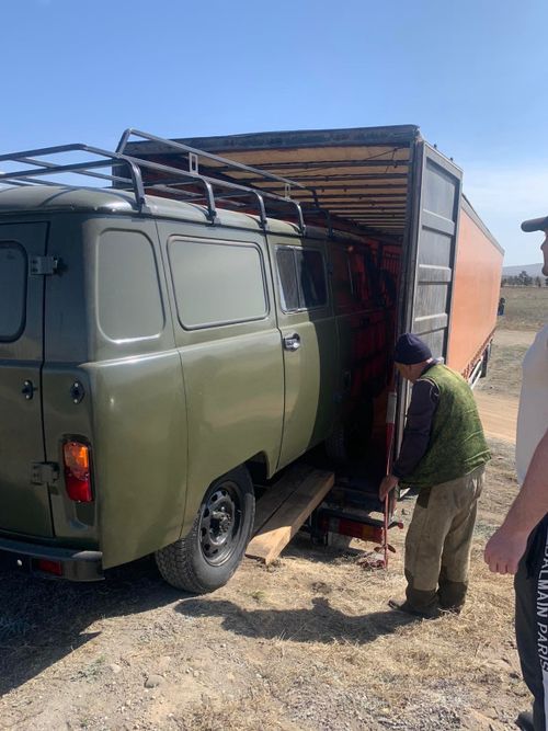 В Туву для борьбы с пожарами доставили дополнительную технику