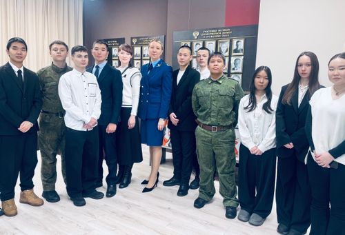 Ученики кызылской школы № 11 посетили музей Прокуратуры Тувы