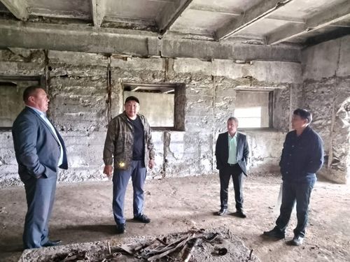 В Пий-Хемском районе близится к завершению реконструкция молочной фермы