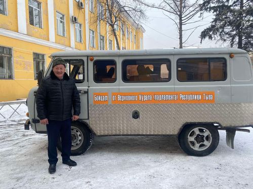 Участникам СВО из Тувы отправили автомашину УАЗ и квадроцикл