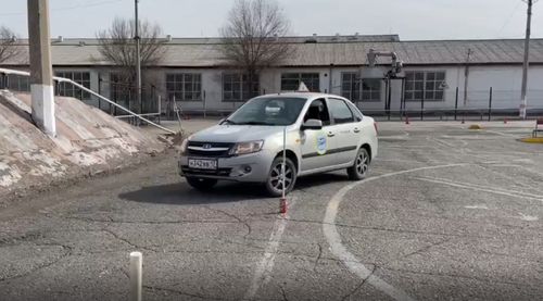 Студенты Кызылского транспортного техникума принимают участие во Всеросийском автомногоборье