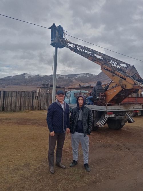 Фонд «Защитники Отечества» в Туве подключил электричество в дом ветерана боевых действий