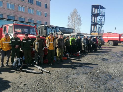 В Улуг-Хемском районе проверили готовность сил и техники к пожароопасному сезону
