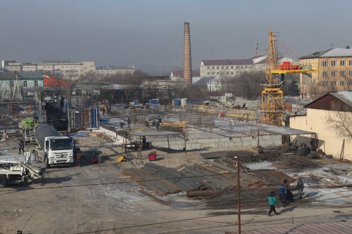 В Кызыле продолжается строительство новой детской больницы