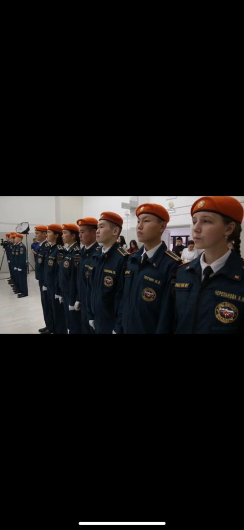 В Туве кадеты МЧС России приняли присягу